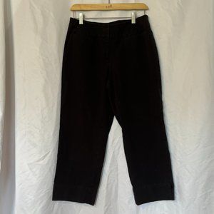 J. Jill Black Capri Stretch Casual, Size 8